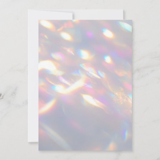 Erstellen Sie Ihre eigenen individuellen, leuchten Save The Date (Rückseite)