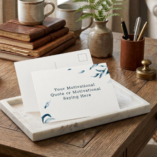 Erstellen Sie Ihre eigenen inspirierenden Wasserfa Postkarte