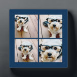 Erstellen Sie Ihre eigenen Instagram Collage Navy  Fotoplatte<br><div class="desc">Nutzen Sie vier quadratische Fotos,  um ein einzigartiges und persönliches Geschenk zu kreieren. Oder man behalte den Hipster Welpe und macht einen trendigen Sake. Wenn Sie die Bilder anpassen müssen,  klicken Sie auf das Werkzeug anpassen,  um Änderungen vorzunehmen.</div>