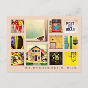 Erstellen Sie Ihre eigenen Instagram Square Foto C Postkarte