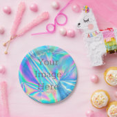 Erstellen Sie Ihre eigenen irideszierenden Imitate Pappteller (Party)