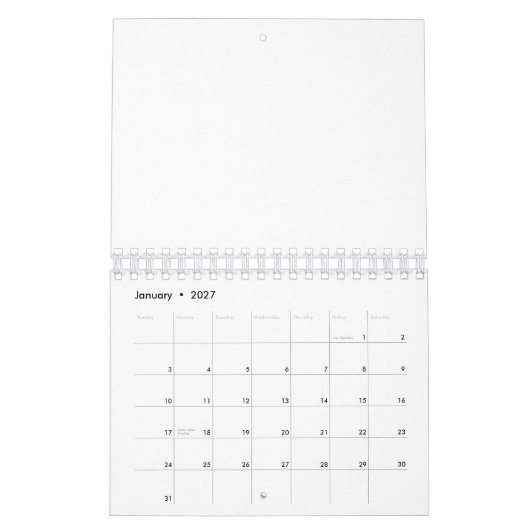 Erstellen Sie Ihre eigenen Kalender (Jan 2027)
