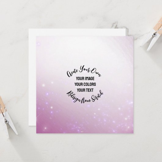 Erstellen Sie Ihre eigenen Karte (Vorderseite/Rückseite Beispiel)