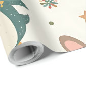 Erstellen Sie Ihre eigenen Kawaii-Freunde Weihnach Geschenkpapier (Rolleneckpunkt)