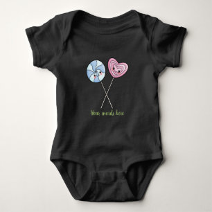 Erstellen Sie Ihre eigenen Kawaii Lollipops Baby Strampler