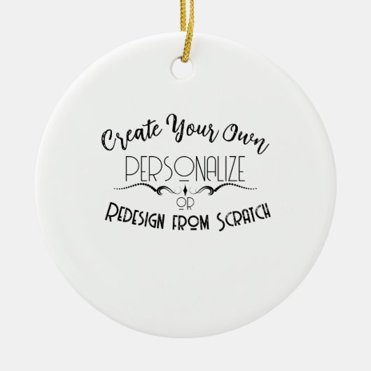 Erstellen Sie Ihre eigenen Keramik Ornament (Vorne)