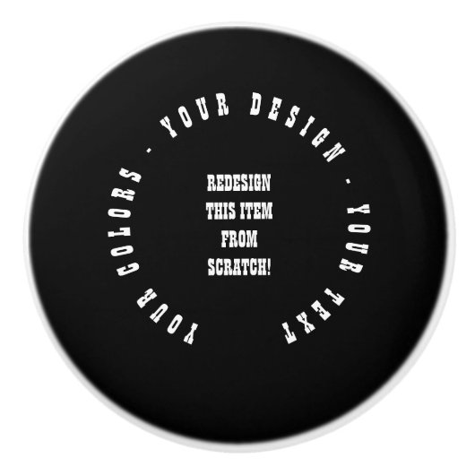 Erstellen Sie Ihre eigenen Keramikknauf (Vorderseite)