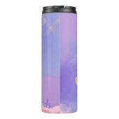 Erstellen Sie Ihre eigenen Kinder Unicorn Thermosbecher (Rückseite)