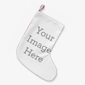 Selbst gestaltbarer Weihnachtsstrumpf (Vorderansicht (hängend))