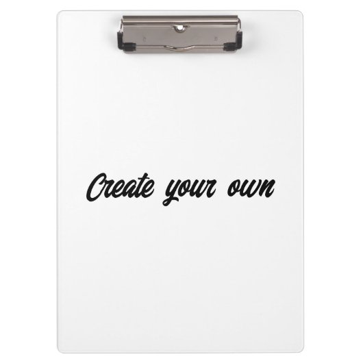 Erstellen Sie Ihre eigenen Klemmbrett (Vorderseite)