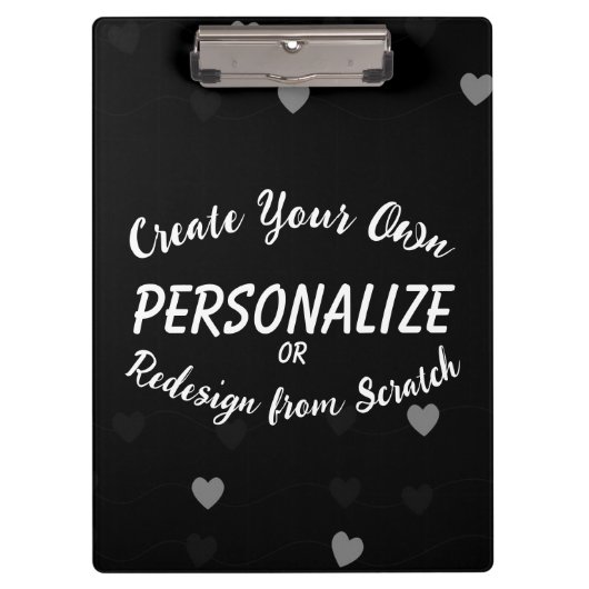 Erstellen Sie Ihre eigenen Klemmbrett (Vorderseite)