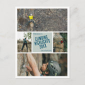 Erstellen Sie Ihre eigenen Kletterhighlights Foto  Postkarte (Vorderseite)