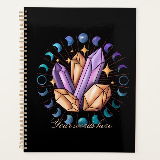 Erstellen Sie Ihre eigenen Kristallphasen und Mond Planer (Vorderseite)