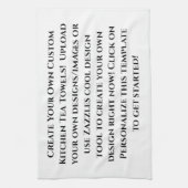 Erstellen Sie Ihre eigenen Küchen Teetücher selbst Geschirrtuch (Vertikal)