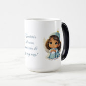 Erstellen Sie Ihre eigenen lateinischen Angel Blue Verwandlungstasse (VorderseiteRechts)