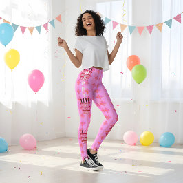 Erstellen Sie Ihre eigenen Leggings zum Geburtstag