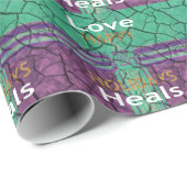 Erstellen Sie Ihre eigenen Liebe-Heilungen Geschenkpapier (Rolleneckpunkt)