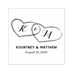 Erstellen Sie Ihre eigenen Liebeskinder Hochzeit Gummistempel