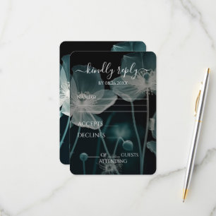 Erstellen Sie Ihre eigenen - Light Blue X-Ray-Wild RSVP Karte