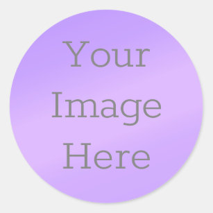 Erstellen Sie Ihre eigenen Lila Lilac-Imitat-Folie Runder Aufkleber