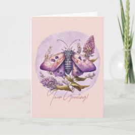 Erstellen Sie Ihre eigenen Lila Motten und Wildblu Feiertagskarte