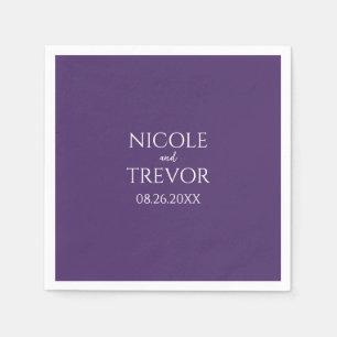 Erstellen Sie Ihre eigenen - Lila Serviette