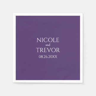 Erstellen Sie Ihre eigenen - Lila Serviette