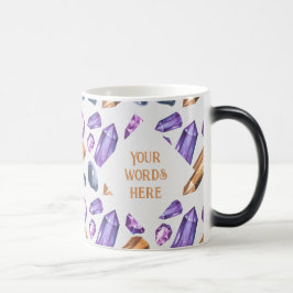 Erstellen Sie Ihre eigenen Lila- und Goldkristalle Verwandlungstasse