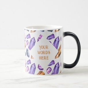 Erstellen Sie Ihre eigenen Lila- und Goldkristalle Verwandlungstasse