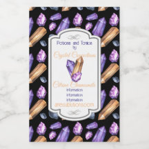 Erstellen Sie Ihre eigenen Lila- und Goldkristalle