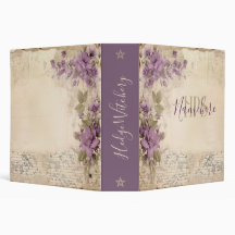 Erstellen Sie Ihre eigenen lila Wildblumen-Ephemer