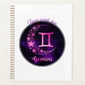 Erstellen Sie Ihre eigenen Lila Zodiac Gemini Zodi Planer (Vorderseite)