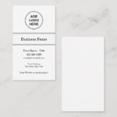 Erstellen Sie Ihre eigenen Logo-Visitenkarten Visitenkarte (Vorne/Hinten)