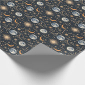 Erstellen Sie Ihre eigenen Lunar Cloudscapes Celes Geschenkpapier (Ecke)