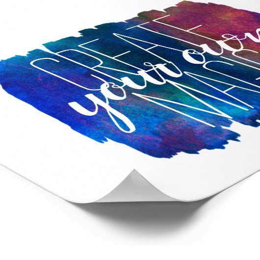 Erstellen Sie Ihre eigenen magischen Anführungsstr Poster (Ecke)