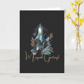 Erstellen Sie Ihre eigenen magischen Kristalle Karte (Gelbe Blume)