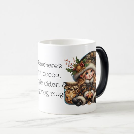 Erstellen Sie Ihre eigenen magischen Weihnachtsbäu Verwandlungstasse (VorderseiteRechts)