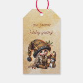 Erstellen Sie Ihre eigenen magischen Weihnachtsgno Geschenkanhänger (Rückseite)