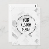 Erstellen Sie Ihre eigenen, maßgeschneiderten Postkarte (Vorne/Hinten)