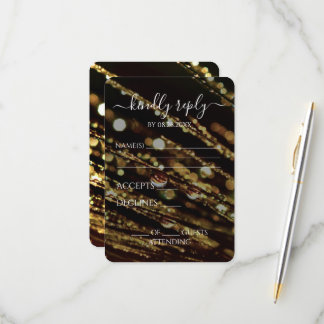 Erstellen Sie Ihre eigenen - Mattierte Zweige in B RSVP Karte