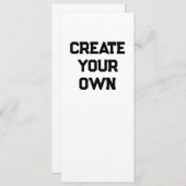 Erstellen Sie Ihre eigenen Menükarte (Vorne/Hinten)