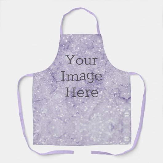Erstellen Sie Ihre eigenen metalischen Lila Imitat Schürze (Vorderseite)