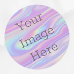 Erstellen Sie Ihre eigenen metallischen Regenbogen Runder Aufkleber<br><div class="desc">Erstellen Sie Ihren ganz eigenen personalisierten Aufkleber. Laden Sie lustige Bilder coole Designs inspirierenden Text oder sogar Ihr Firmenlogo hoch. Mit diesem einfach zu bedienenden Design-Tool ist es so einfach, das Bild in jemandes Gedanken zu halten. Klicken Sie auf Personalisieren, Sie können einfach den Text hier ändern - oder um...</div>