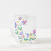 Erstellen Sie Ihre eigenen mexikanischen Folk Art Mattglastasse (Vorderseite Links)