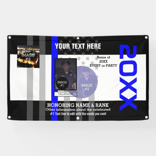 Erstellen Sie Ihre eigenen mit 3 Bildern und 7 Tex Banner (Horizontal)