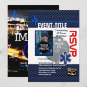 Erstellen Sie Ihre eigenen mit 4 Bildern und 12 Te Einladung (Vorne/Hinten)