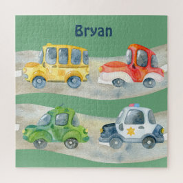 Erstellen Sie Ihre eigenen Mit Monogramm Wasserfar Puzzle