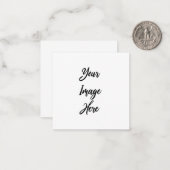 Erstellen Sie Ihre eigenen Mitteilungskarte (Vorderseite/Rückseite Beispiel)