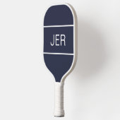 Erstellen Sie Ihre eigenen modernen Mit Monogramm Pickleball Schläger (Links)