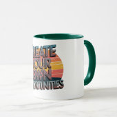 "Erstellen Sie Ihre eigenen Möglichkeiten" Inspira Tasse (VorderseiteRechts)